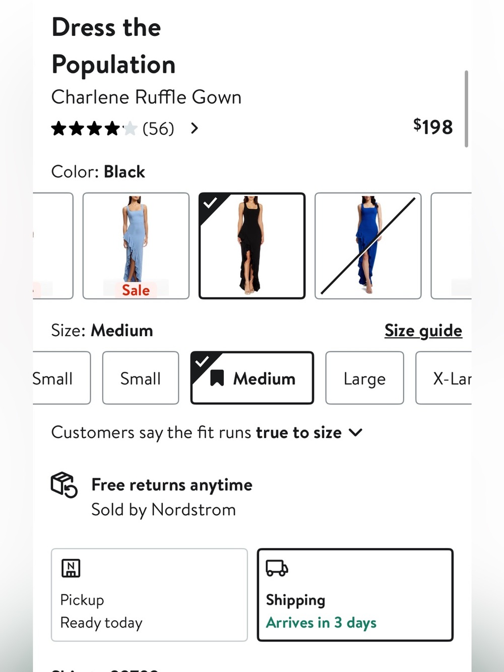 Dress the Population
Charlene Ruffle Gown Size Medium. Never worn. Tags removed. - Picture 5 of 8